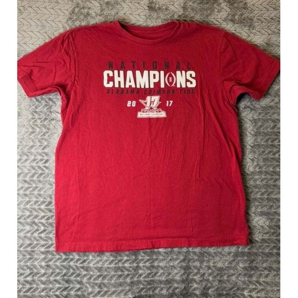 Alabama Crimson Tide T-Shirt Bundle 2017 National Champions XL 0100